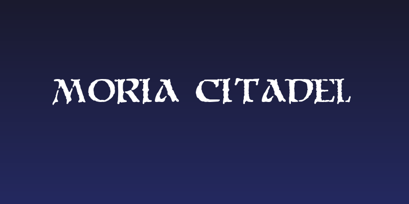 Moria Citadel Social Header