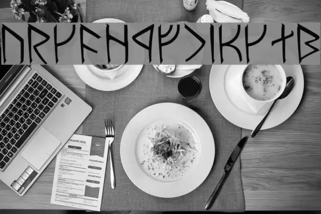 Moria Normal Font examples