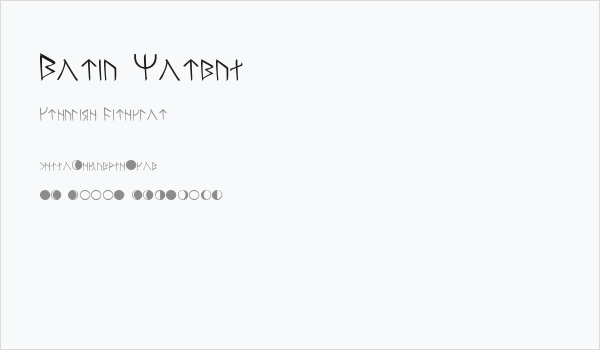 Moria Normal Business Card