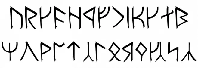 Moria Normal Font LOWERCASE