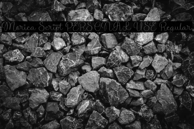 Morica Script PERSONAL USE Regular Font examples