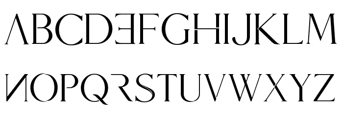 Mories Display Font LOWERCASE