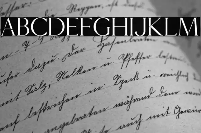 Mories Display Font examples