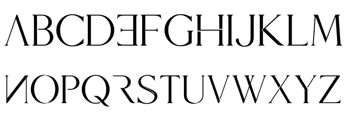 Mories Display Font LOWERCASE