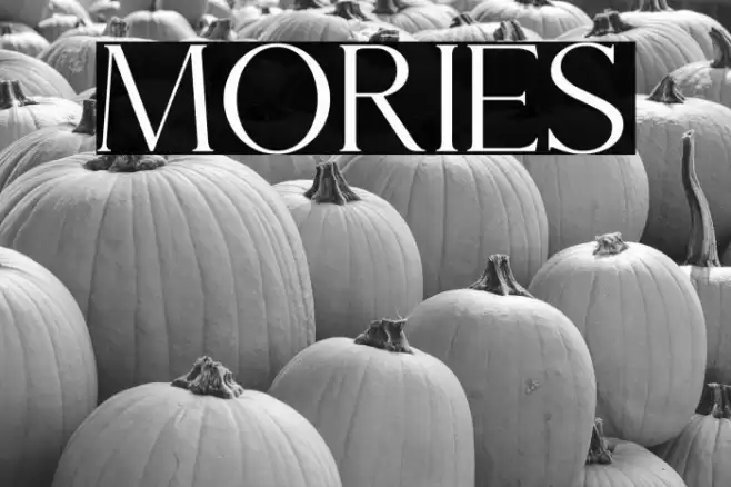 Mories Font examples