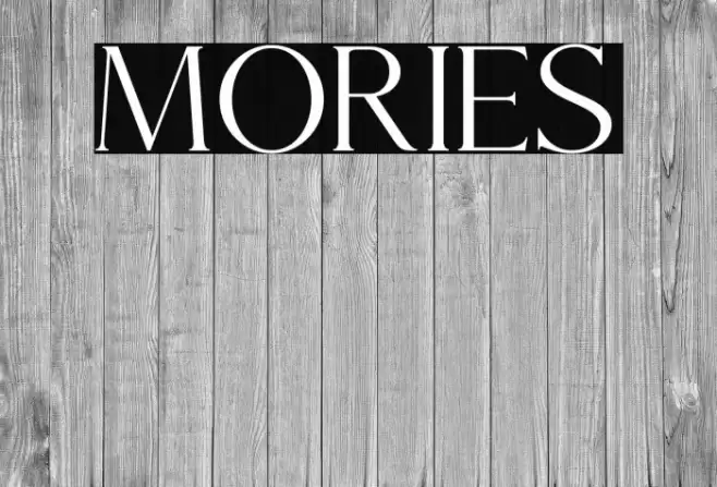 Mories Font examples