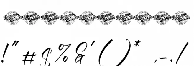 Morietta Garden DEMO VERSION Schriftart Anderer Schreiben