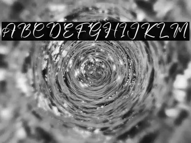 Morietta Garden DEMO VERSION Schriftart examples