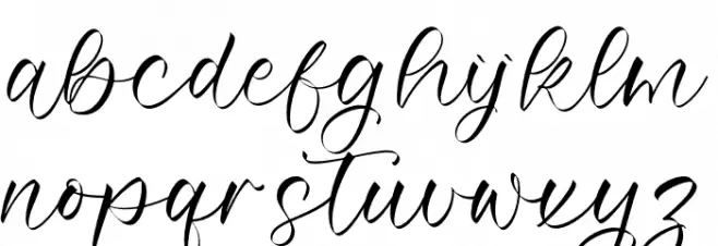 Morietta Garden DEMO VERSION Schriftart Kleinbuchstaben