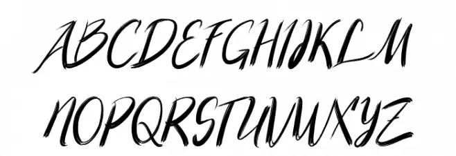 Morigana Font UPPERCASE