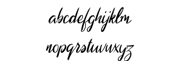 Morigana Font LOWERCASE