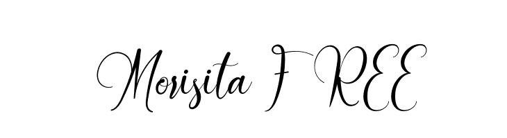 Morisita FREE  font caratteri gratis
