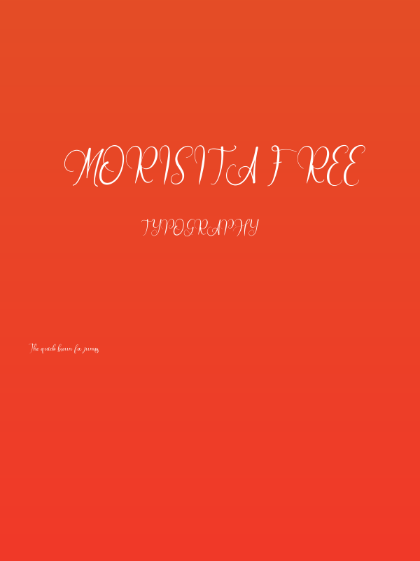 Morisita FREE Poster