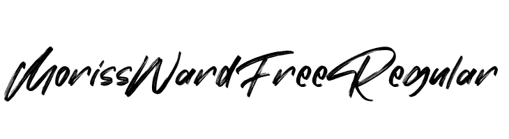 Moriss Ward Free Regular  les polices de caractères gratuit tlcharger