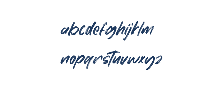 Moriss Ward Free Regular Lowercase