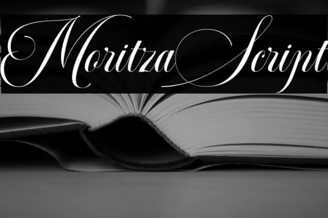 MoritzaScript Font examples