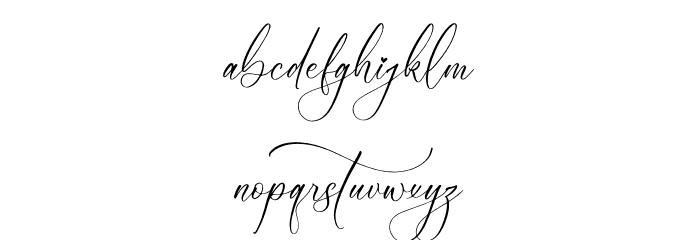 Moriyathena Font LOWERCASE