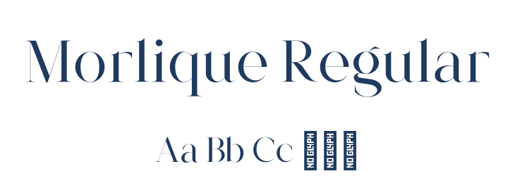 Morlique Regular Font Preview