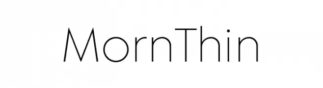 Morn Thin  تنزيل الخطوط