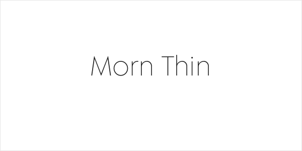 Morn Thin Logo