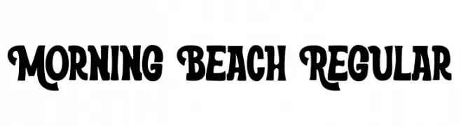 Morning Beach Regular  フリーフォントのダウンロード