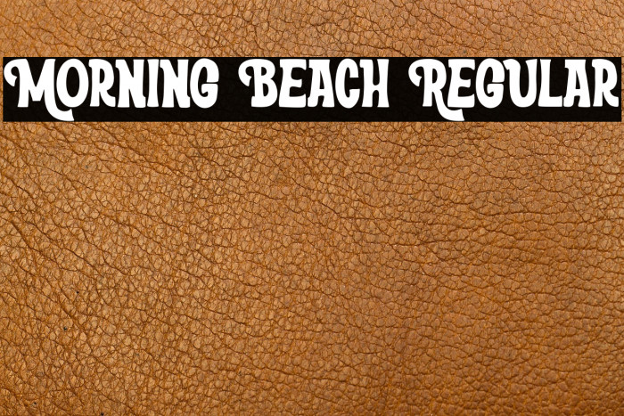 Morning Beach Regular Example 1