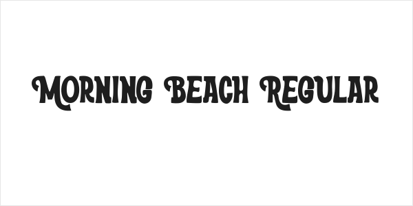 Morning Beach Regular Logo