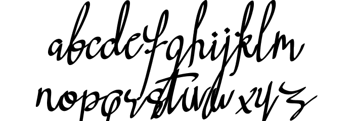 Morning Blow Font LOWERCASE