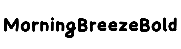 Morning Breeze Bold  font caratteri gratis