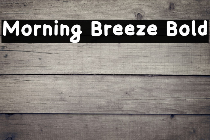 Morning Breeze Bold Example 2