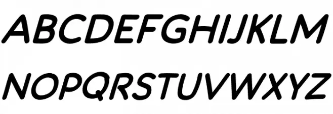 Morning Breeze Italic Шрифта ВЕРХНИЙ