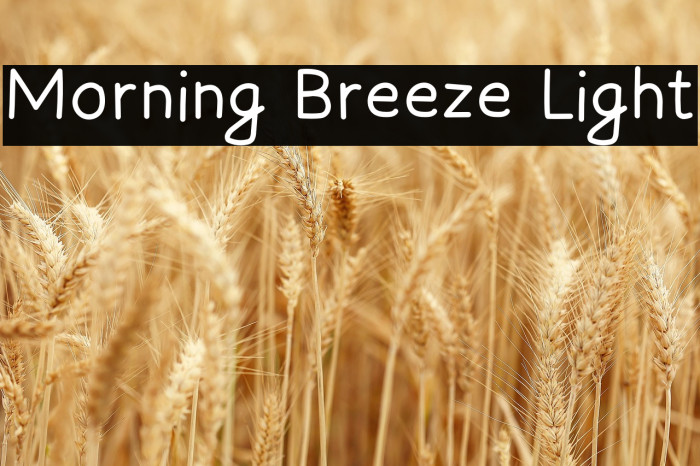 Morning Breeze Light Example 3