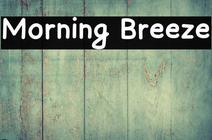 Morning Breeze Example 3