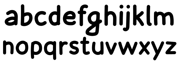 Morning Breeze Font LOWERCASE