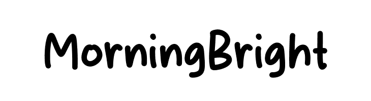 Morning Bright  Fuentes Gratis Descargar