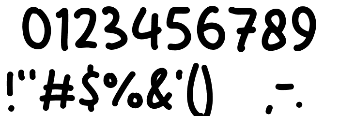 Morning Bright Font OTHER CHARS