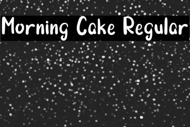 Morning Cake Regular Example 1