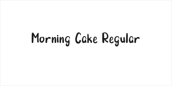 Morning Cake Regular Logo