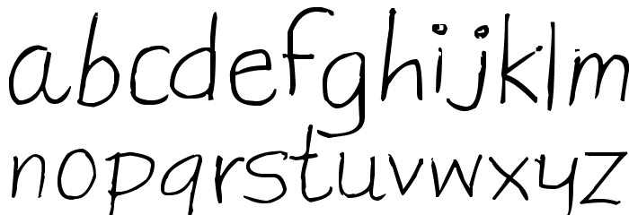 Morning Coffee Font LOWERCASE