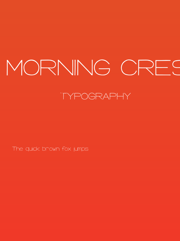 Morning Crescent Poster