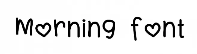 Morning Font  Frei Schriftart Herunterladen