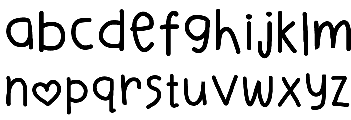 Morning Font Font LOWERCASE
