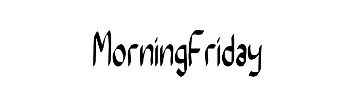 Morning Friday  免费字体下载