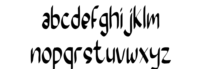 Morning Friday Font LOWERCASE