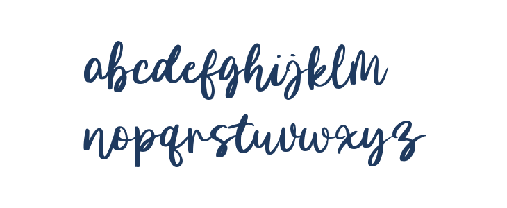 Morning Glory Lowercase