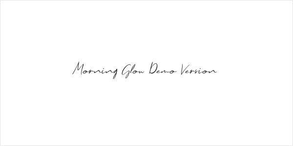 Morning Glow Demo Version Logo