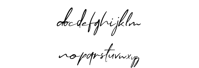 Morning Glow Demo Version Font LOWERCASE
