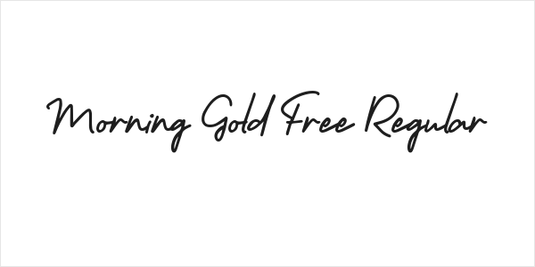 Morning Gold Free Regular Logo