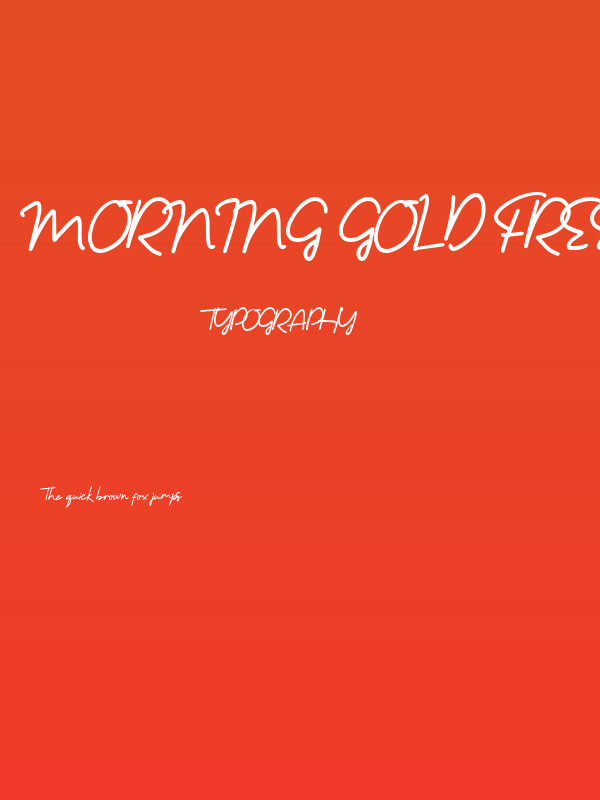 Morning Gold Free Regular Poster