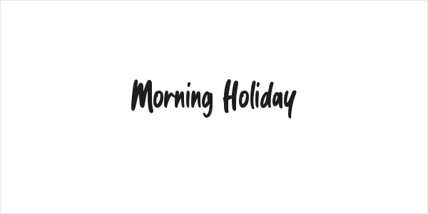Morning Holiday Logo